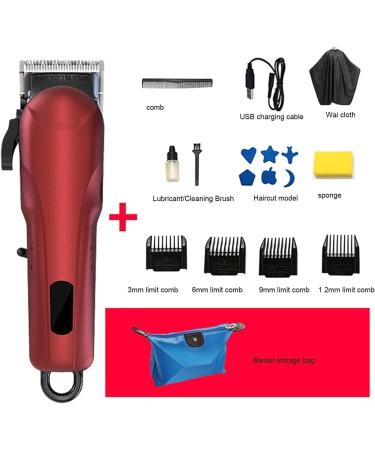 Professional Cordless Hair Clipper Kit for Men | Rechargeable Hair Trimmer & Body Grooming Tool - Ideal for Barbers & Stylists - Buy Online on GoSupps.com