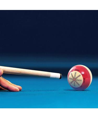 MOOCY AAA-Grade Resin Billiard Cue Ball - Standard 2-1/4'' Size, 6 oz Weight - Red White Practice Training Ball - Buy Online on GoSupps.com