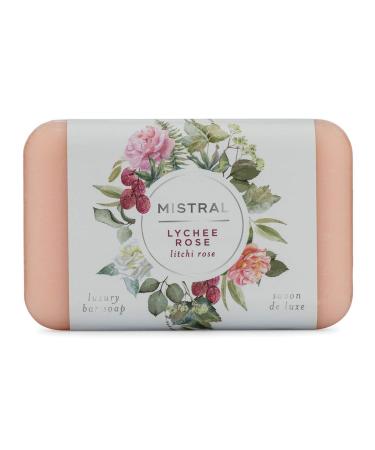 Mistral Classic Bar Soap  Lychee Rose  2 Bars Lychee Rose 2 Count (Pack of 1)