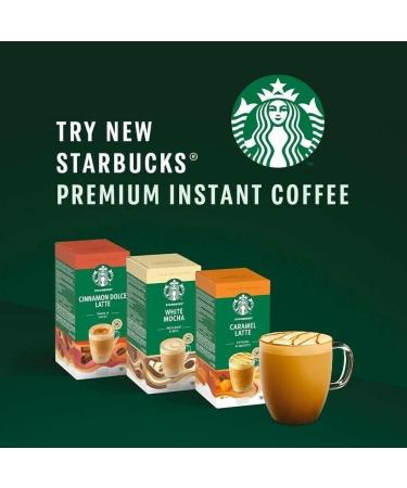 Cc1st Customers Come 1st Premium Instant Coffee Bundle Consists of Starbucks White Mocha Caramel Latte and Cinnamon Dolce 15 Sachets 335g Total - Buy Online on GoSupps.com
