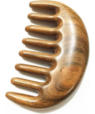 Buy Meridian Massage Tools | Green Sandalwood Wide Tooth Comb & Rollers for Optimal Healthcare - Buy Online on GoSupps.com