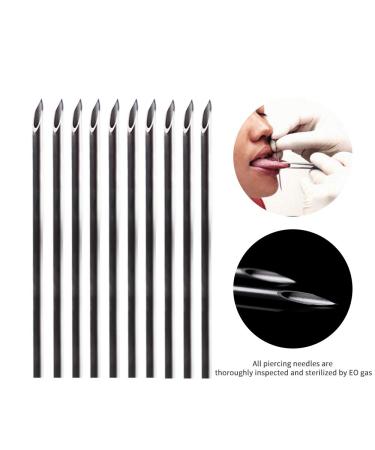 100pcs Tattoo Piercing Needles for Body, Ear, Navel & Nipple | Piercing Supplies (14G) - Buy Online on GoSupps.com