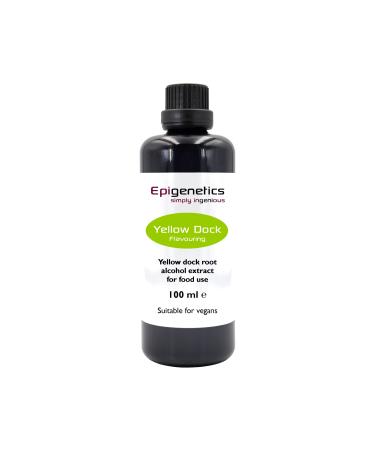 Yellow Dock Root Extract 100ml | Steeped Rumex Crispus + Purifed Water | UV Protected Miron Glass + Dropper Lid | UK Made Vegan Friendly Liquid