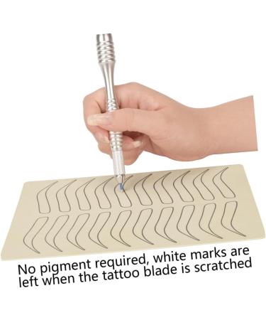 FOMIYES 25 pcs Skin Portable Eyebrow Training Practical Simulated Practicing Supply Blank 18.9x14.5cmx5pcs As Shownx5pcs - Buy Online on GoSupps.com