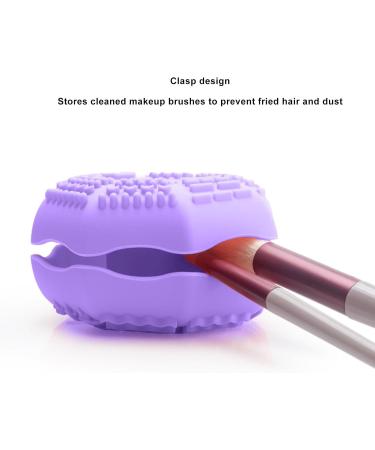 Donut Shape Makeup Brush Cleaner Mat - Silicone for Easy Cleaning & Storage | International Shipping Available - Buy Online on GoSupps.com