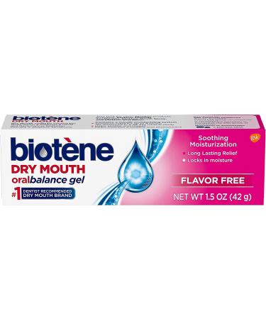 3 Pack Biotene Oral Balance Dry Mouth Moisturizing Gel 1.5 oz soothe oral tissues long