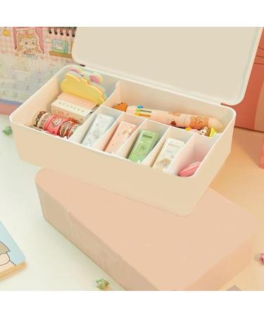 DHSUUUUP Daily Colored Contact Lenses Storage Case - Stylish Pink Organizer for Travel & Home - Buy Online on GoSupps.com