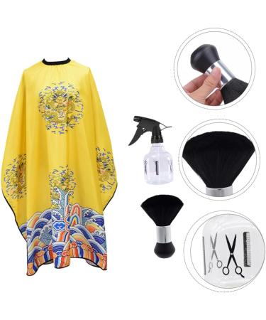 FRCOLOR 1 Set Hairdressing Cloth Set Transparent Cape Hairdressing Tools Barber Brush Spray Bottle Scarf Hair Spray Bottle Hair Beauty Tool Hair Dye Apron Accessories - Buy Online on GoSupps.com