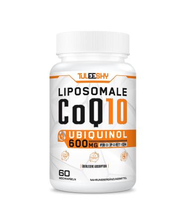 Liposomal Coq10 ubiquinol 600 mg per serving highly effective and superior recording Active form of Coenzyme Q10 advanced support for heart and energy 60 mini softgels (pack of 1) 60 pieces (1 Pack) - Buy Online on GoSupps.com