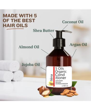  O l na Professional hair treatment with 5 hair oils and provitamin B5 vitamins E & C - Repairing moisturizing and nourishing - Conditioner for all hair types - Anti-frizz - 250 - Buy Online on GoSupps.com