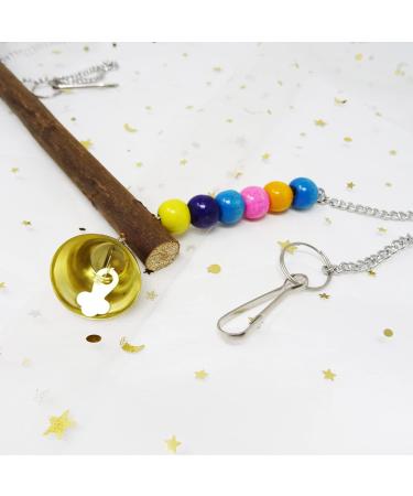 Handmade Honbay Hens Swing Chicken Toy for Large Bird Parrot Macaw - Wooden Bird Toy - Buy Online on GoSupps.com