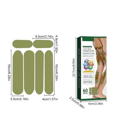 Wormwood Leg Patch 60pcs - HerbalLegs Cellulite Reducer & Herbal Stickers for Legs - Buy Online on GoSupps.com