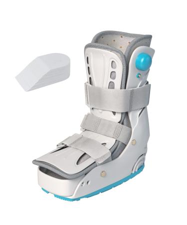 Medical Inflatable Walker Fracture Boot Short Walker Brace Air Cast Walking Boot Orthopaedic Boot for Foot Injury Sprained Ankle Foot Pain Recovery Stress Fracture Broken Foot Achilles Tendonitis (M)