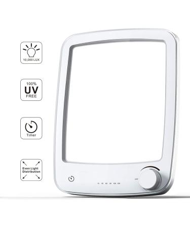 10000 Lux White Light Light Therapy Lamp Simulation of Daylight UV-Free Mood Control Lamp Timed Touch LED Sunlight Lamp - Buy Online on GoSupps.com