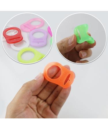 10 PCS Multicolor Silicone Dummy Clip Adapters for Baby Pacifier Holders - Buy Online on GoSupps.com