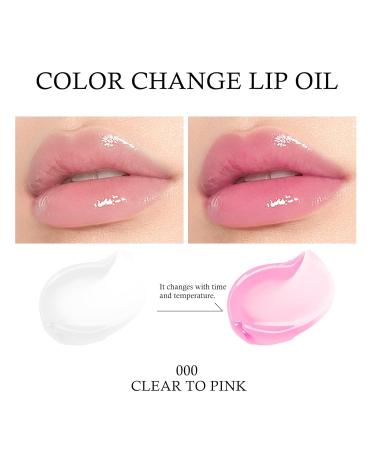 Magic Color Changing Lip Oil V2 - Hydrating Pink Glow Oil for Moisturizing & Plumping Dry Lips - Color Change Effect - Buy Online on GoSupps.com