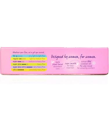 Lil-Lets Smartfit 16 Non-Applicator Tampons Super - 16 Count | Single Pack - Buy Online on GoSupps.com