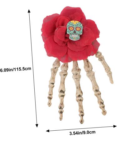 FRCOLOR Girls Hair Accessories Hair Clips for Girls Decor Hair Jewelry Gothic Hair Accessories Girls Hair Clips Halloween Party Hair Clips Women Hairpins Women's Ornaments Plastic Prom - Buy Online on GoSupps.com