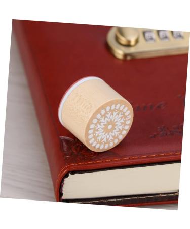 Lurrose Wooden Rubber Stamps Diy Scrapbooking Stamp Tool Circle Stampers Wood Stamps Die South Korea Pattern - Buy Online on GoSupps.com