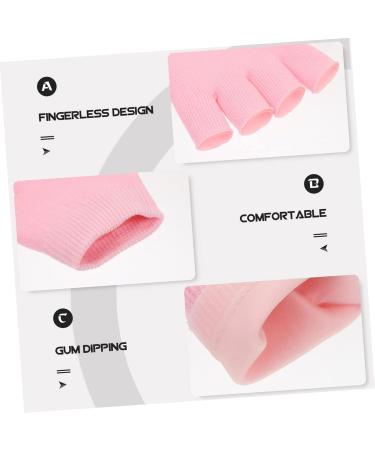 Healeved 8 Pairs Gel Moisturizing Gloves Moisturizing Half Gloves Hair Padding for Updos Grooming Glove Lotion for Men Women Gloves Soft Computer Moisturizing Lotion Pink Knitting Women's - Buy Online on GoSupps.com