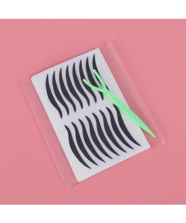 MAGICLULU 240 Pairs Double Eyelid Tape Black Eyeliner Sticker Eyeliner Eyeshadow Sticker Smoky Water Proof - Buy Online on GoSupps.com