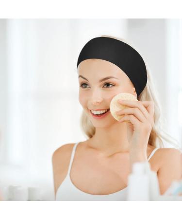 128-Piece Disposable Spa Facial Headbands | Non-Woven | Soft Hair Band for Women, Salons, Estheticians | Black Large - Buy Online on GoSupps.com