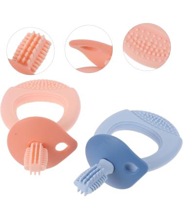 Tovinanna 16-Pack Silicone Baby Toothbrushes - Toddler Oral Care & Molar Toys with Pacifier Design - Buy Online on GoSupps.com