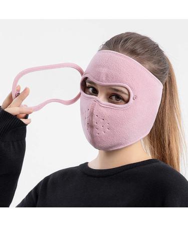 Mishiti Unisex Winter Cycling Windproof Full Face Mask with Removable Transparent Eye Protection | Anti-Fog Polar-Fleece Storm Hood for Ultimate Comfort - Buy Online on GoSupps.com