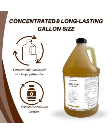Organic Liquid Castile Soap (1 Gallon) - Citrus Medley - Vegan Body Wash Baby Soap & Hand Soap with Organic Oils - Natural & Eco-Friendly - Buy Online on GoSupps.com