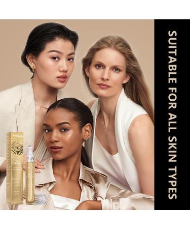 Soulight 5% Caffeine Eye Serum - Instant Wrinkle Filler & Face Lift for Eyes - Hydrating Eye Moisturizer with Niacinamide & Hyaluronic Acid - Buy Online on GoSupps.com