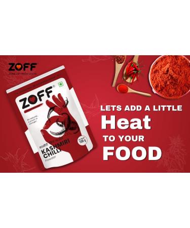 Zoff Kashmiri Chilli Powder (Deggi Mirch Low Heat) Ground Indian Spice 5 Lb All Natural | No Preservatives | Vegan | Kosher (5 Lb) - Buy Online on GoSupps.com