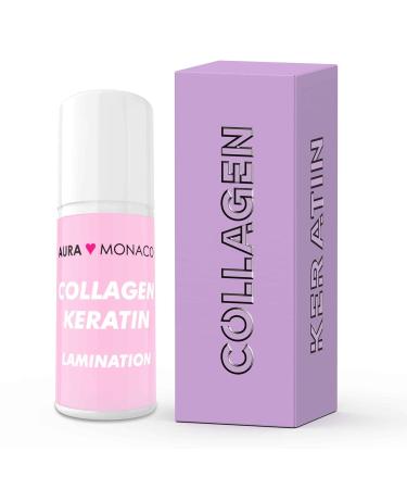 Aura Monaco Keratin Lash & Brow Lamination 5ml Pump - Eyelash & Eyebrow Lifting Serum for Enhanced Care - Boost & Strengthen with Collagen - Buy Online on GoSupps.com