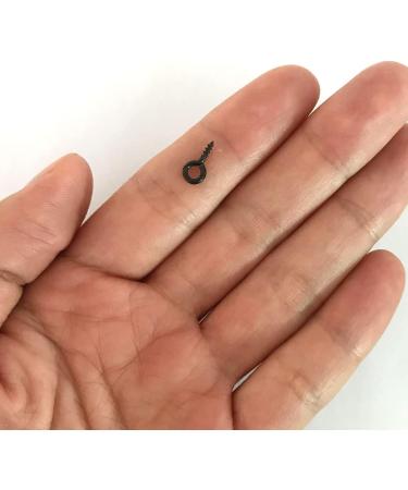 1000 Pcs Black Small Screw Eye Pin Jewelry Making Eyelet Hook 10x5mm for Crafts | IDEALSV - Buy Online on GoSupps.com
