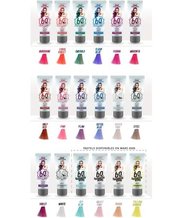 Coloration Semi-permanente Hairgum Sixty's Color Prune (60 ml) - Buy Online on GoSupps.com