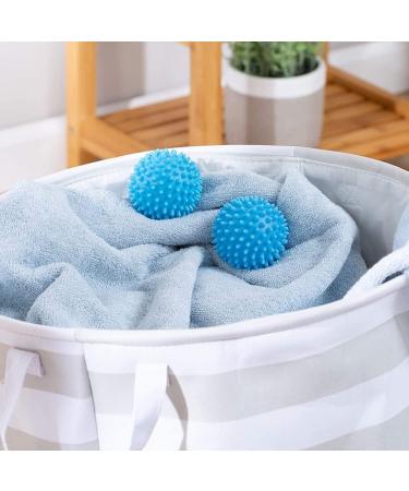 KOC Reusable Dryer Balls - Non-Melt Tumble Laundry Wash Cubes for Softer Clothes - Reduces Wrinkles and Static - Hypoallergenic Fabric Softener - Blue - Buy Online on GoSupps.com