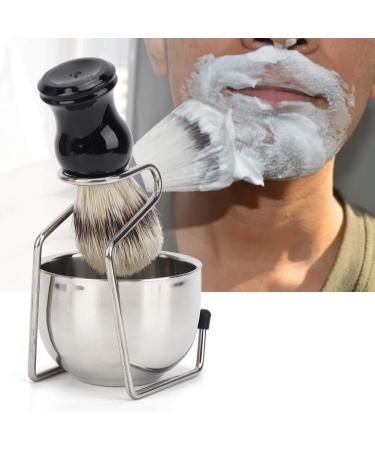 Premium Shaving Tool Set | Men's Brush & Stainless Steel Bowl Holder | Perfect Daily Shave - Buy Online on GoSupps.com