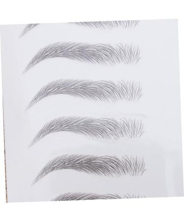 Housoutil 2pcs 3d Eyebrow Stickers Brow Transfer Stickers Eyebrow Stencils Eyebrow Trimming The Lazy 6d ze008 Black - Buy Online on GoSupps.com