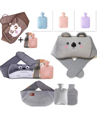 Buy 1L Long Hot Water Bottle - 3 in 1 Soft Plush Hand Warmer | International Shipping - Buy Online on GoSupps.com