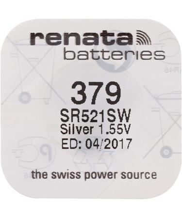 Buy Renata 379 SR521SW Silver Battery - 1.55V Swiss-Made for Long-lasting Power | International Shipping Available - Buy Online on GoSupps.com