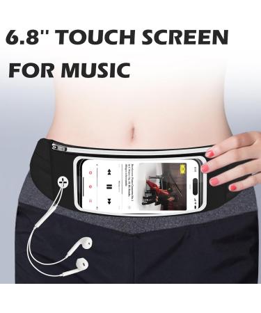 Razobws Passenger Running Bag with Transparent Screen - Adjustable Jogging Belt for Cell Phones Under 6.8 Inches - Ideal for iPhone & Samsung Fitness - Buy Online on GoSupps.com