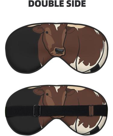 Animal Cow Soft Sleep Eye Mask Female Breathable Eye Patch Perfect for Travel and Relaxation - Buy Online on GoSupps.com