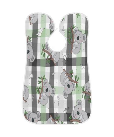 Cute Koalas Beard Bib Apron - Non-Stick Waterproof Hair Catcher for Men | Grooming Cape with Suction Cups | Perfect Gift for Shaving & Trimming - Buy Online on GoSupps.com