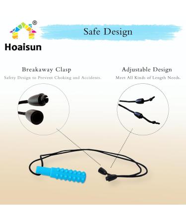 Sensory Chew Necklaces for Boys and Girls Chew Necklace for Sensory Kids with Autism - Multi Color - Pack Of 8 - Buy Online on GoSupps.com