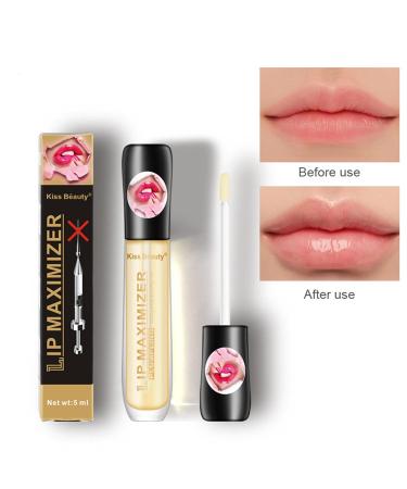 Premium Lip Plumper & Oil | Tinted Moisturizing Gloss for Fuller Nourished Lips | Lightens Fine Lines & Enhances Elasticity - Buy Online on GoSupps.com
