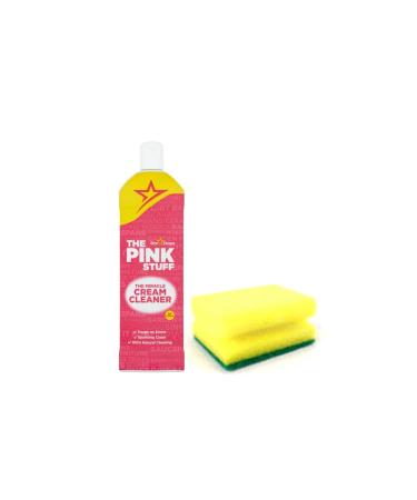 Pink Stuff Versatile Liquid Cream Cleaner 500ML -Household Cleaner - Effective for removing Grease from Hard Surfaces- with Degreaser Sponge