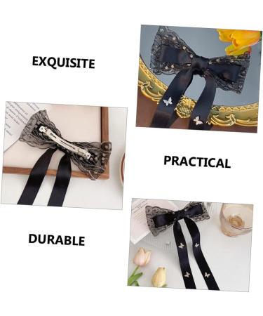 FRCOLOR Girl Hair Clips bow hairpin big bows for girls hair barrettes for women hair bows clip hair bows for bows hairpins big hair bows hair bow clips South Korea bow tie - Buy Online on GoSupps.com