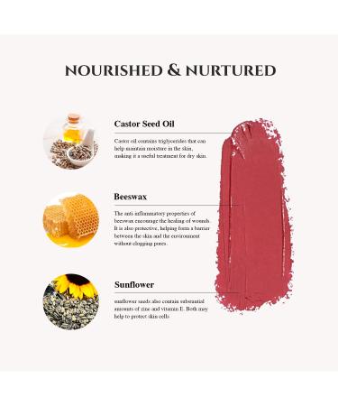 Luxury by Sofia Organic Lipstick - Natural, Non-Toxic, Moisturizing & Long-Lasting | Highly Pigmented with Organic Butters, Botanical Extracts & Essential Oils | Vibrant Nude Jewel Colors - Buy Online on GoSupps.com