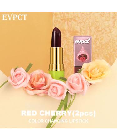 Red Cherries Color Changing Lipstick Set - Long Lasting Korean Lip Gloss for Women - Buy Online on GoSupps.com