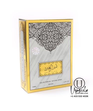 Almas Perfumes Ameer AL Oud Orignal 100% Eau De Parfum Unisex Spray - 3.4 Fl Oz (100 ml) Citruses Natural Aged Oud Roses Amber 3.4 Fl Oz (Pack of 1) - Buy Online on GoSupps.com