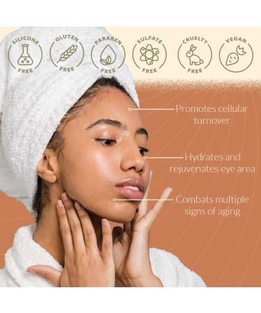 Naked Stem Cell Eye Cream with Vitamin E - Dark Circle & Puffiness Moisturizer - Anti Aging Skin Care for Women - Rosehip & Evening Primrose Oil - 2oz - Buy Online on GoSupps.com